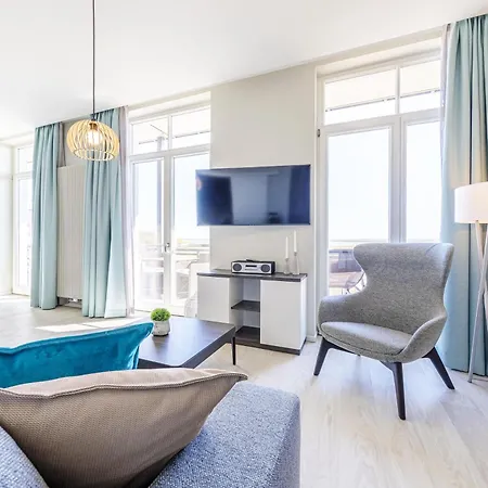 Grosse Welle - Moderne 2,5-zimmer Mit Suedbalkon Und Boddenblick Daire